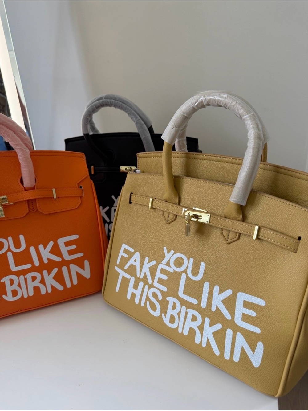 You Fake Like This Birkin BNWT dusty rose soft leather
